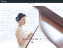 Tablet Screenshot of dinaraklinton.com